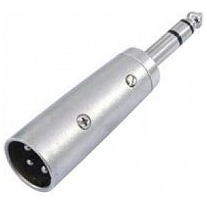 Omnitronic Adapter XLR plug/jack plug stereo 1/1