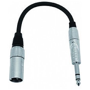 Omnitronic Kabel do mikrofonu SADC XLR męski na Jack 6,35 męski stereo 1/3