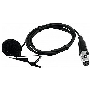 Omnitronic LS-105 Lavalier mic. XLR W05, Mikrofon krawatowy do systemów bezprzewodowych 1/2