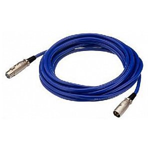 Monacor MEC-50/BL, kabel xlr symetryczny 0,7m niebieski 1/2