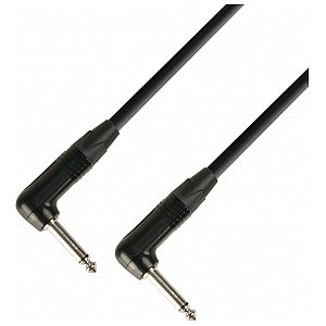 Adam Hall Cables 5 Star Series - Instrument Cable  6.3 mm Jack kątowy mono / 6.3 mm Jack kątowy mono 0,30 m przewód instrumentalny 1/2