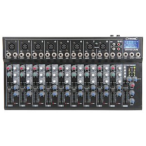 Citronic CM10-LIVE compact mixer with delay + USB/SD player, mikser audio 1/4