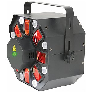 QTX HADRON 3-in-1 LED/Laser/Strobe Effect, efekt dyskotekowy LED 1/10