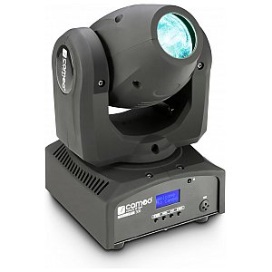 Cameo Light Nano Beam 300 - 1 x 30 W Cree LED RGBW Mini Moving Head with Unlimited Pan incl. IR-Remote, ruchoma głowa LED Beam 1/5