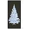 Europalms Fir tree, UV-white, 210cm, Sztuczna roślina UV