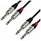 Adam Hall Cables 4 Star Series - Audio Cable REAN 2 x 6.3 mm Jack mono / 2 x 6.3 mm Jack mono 0.9 m przewód audio przewód audio