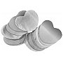 TCM FX Opakowanie konfetti na wagę Metallic Hearts (Serca) 55x55mm, silver, 1kg