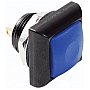 PRZYCISK MINI SQUARE METAL PUSH BUTTON WITH BLUE BUTTON 1P SPST OFF-(ON)