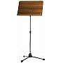 Konig & Meyer 11811-050-02 Pulpit na nuty orkiestrowy  chromowany stojak, biurko z drewna orzechowego