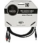 IHOS IC-MIJ2RCA kabel audio Y, 3,5 mm stereo jack do 2x RCA 3 m