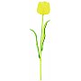 EUROPALMS Kryształowy tulipan, żółty, sztuczny kwiat, 61 cm 12x