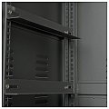 Showgear Pro Metal Equipment Rack 16U Szafa sieciowa ze szklanymi drzwiami 3/4