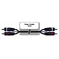 Omnitronic Cable CC-15 2xRCA red/blck 1,5m w. ground 4/4