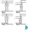 Bütec 4700007 - Leg-Clamp 2-fold 50 x 50 mm (Type A) 2/2