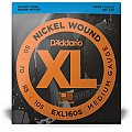 D'Addario EXL160S Nickel Wound Struny do gitary basowej, Medium, 50-105, Short Scale 2/3