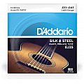 D'Addario EJ35 Silk & Steel 12-strunowe struny do gitary Folk 11-47 2/4