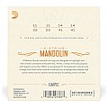 D'Addario EJM75C Monel Struny do mandoliny, Medium Plus, 11-41 3/4