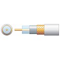 mercury Kabel koncentryczny PE z oplotem CCA Eco RG6 Air Spaced - 100m Biały 2/2