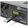 Power Dynamics Wzmacniacz radiowęzłowy Power Dynamics PDV040 6/7