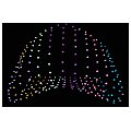 Showtec Pixel Bubble 75 Zestaw - dekoracja multikolorowych kulek LED RGB 4/9