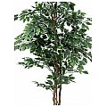 Europalms Pstrokaty Figowiec, Variegated Ficus 180cm, Sztuczne drzewo 2/3