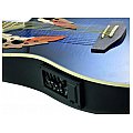 Dimavery OV-500 Roundback, blue, gitara akustyczna 4/4
