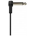 Adam Hall K4 IRR 0010 FLM - Płaski kabel audio, 6,3 mm Mono Gold Plug, 0,1 m 2/8