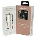 avlink EMHF1-GLD Słuchawki douszne Magnetic Earphones w/HF Gold 4/6