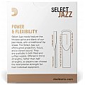 D'Addario Select Jazz Unfiled Stroiki do Saksofonów Sopranowych, Strength 4 Medium, 10-szt. 3/3