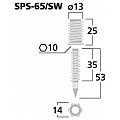 Monacor SPS-65/SW, zestaw kolców głośnikowych (4 szt.) 2/2