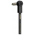 Adam Hall K4 IRR 0080 FLM - Flat Audio Cable, 6.3 mm Mono Gold Plug, 0.8 m 4/8