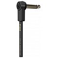 Adam Hall K4 IRR 0080 FLM - Flat Audio Cable, 6.3 mm Mono Gold Plug, 0.8 m 8/8