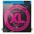 D'Addario EXL170-6 6-strunowe Nickel Wound Struny do gitary basowej, Light, 32-130, Long Scale 2/3