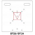 DURATRUSS DT-BPS 8080 Light czarny rozwiązanie do montażu na trójkątnej i poczwórnej kratownicy 2/5