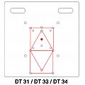 DURATRUSS DT-BPS 8080 Light czarny rozwiązanie do montażu na trójkątnej i poczwórnej kratownicy 3/5