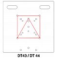 DURATRUSS DT-BPS 8080 Light czarny rozwiązanie do montażu na trójkątnej i poczwórnej kratownicy 4/5