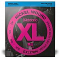 D'Addario EXL170M Nickel Wound Struny do gitary basowej, Light, 45-100, Medium Scale 2/3