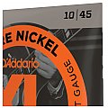 D'Addario EPN110 Pure Nickel Struny do gitary elektrycznej, Regular Light, 10-45 4/4