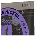 D'Addario EPN115 Pure Nickel Struny do gitary elektrycznej, Blues/Jazz Rock, 11-48 4/4