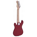 DIMAVERY J-350 E-Guitar ST rt Gitara elektryczna dla dzieci, rozmiar 1/2 2/4