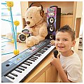 MQ 601 UFB KEYBOARD klawisze organy z mikrofonem dla dzieci, 61 klawiszy, USB, BT, FM 8/8