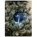 EUROPALMS Podświetlana kula deco ball / bombka LED Snowball 15cm, ciemny niebieski 2/2