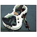 Dimavery E-Violin 4/4 with bow, white, skrzypce 3/4