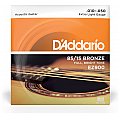 D'Addario EZ900 85/15 Bronze Struny do gitary akustycznej, Extra Light, 10-50 2/4