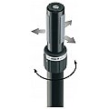 Konig & Meyer 21340-000-55 - Extension Tube with Crank, "Ring Lock" and Threaded Bolt M20 2/2