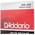D'Addario EZ930 85/15 Bronze Struny do gitary akustycznej, Medium, 13-56 4/4