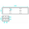 Showgear Case for 4 x LED Bar Value Line 5/5