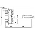 MONACOR RSP-1112 Przełącznik obrotowy 2/2