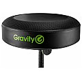 Gravity FD SEAT 1 - Okrągły stołek dla muzyków, składany, z regulacją wysokości 5/9