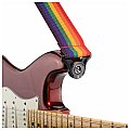 D'Addario Auto Lock Polypro Pasek gitarowy Rainbow 4/4